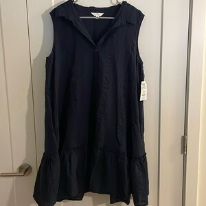NWT Navy Blue Sleeveless Dress